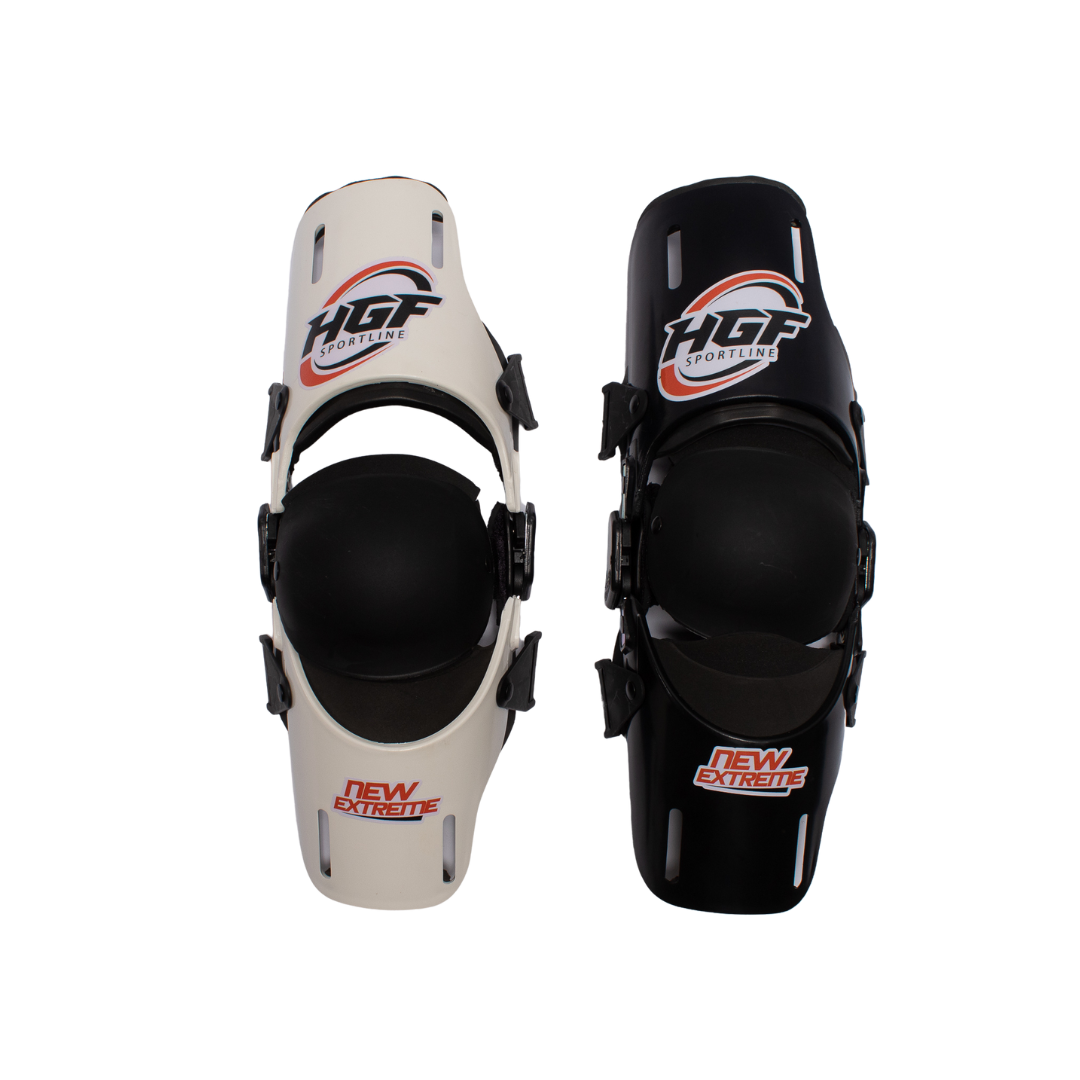 Joelheira HGF New Extreme nas cores branca e preta